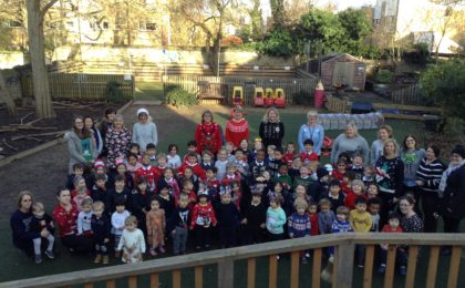 Christmas Jumper day at the Nursery and Pre-prep School
